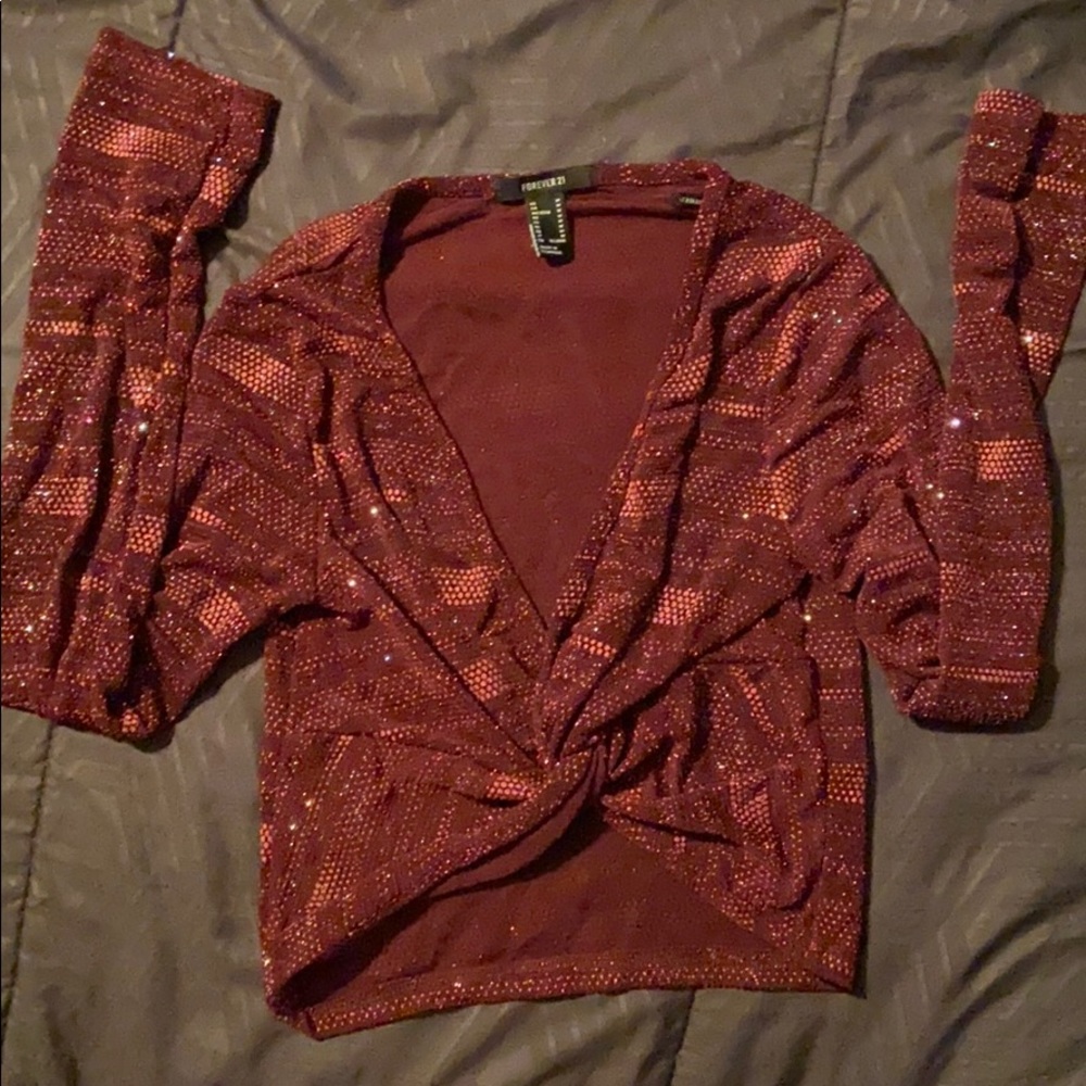 Sparkley crop top